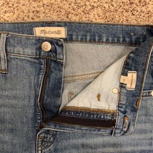 Madewell Cali demi-boot frayed cropped flare jeans